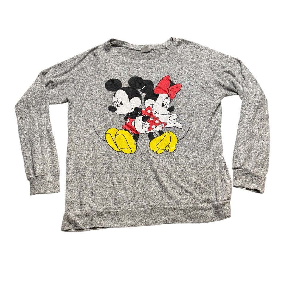 🐭✨ Disney Mickey & Minnie‎ Gray Graphic Sweatshirt ✨🐭